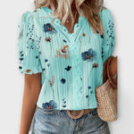 Emily - Blusa com decote em V - Ines Braga