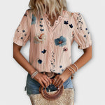 Emily - Blusa com decote em V - Ines Braga