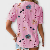 Emily - Blusa com decote em V - Ines Braga