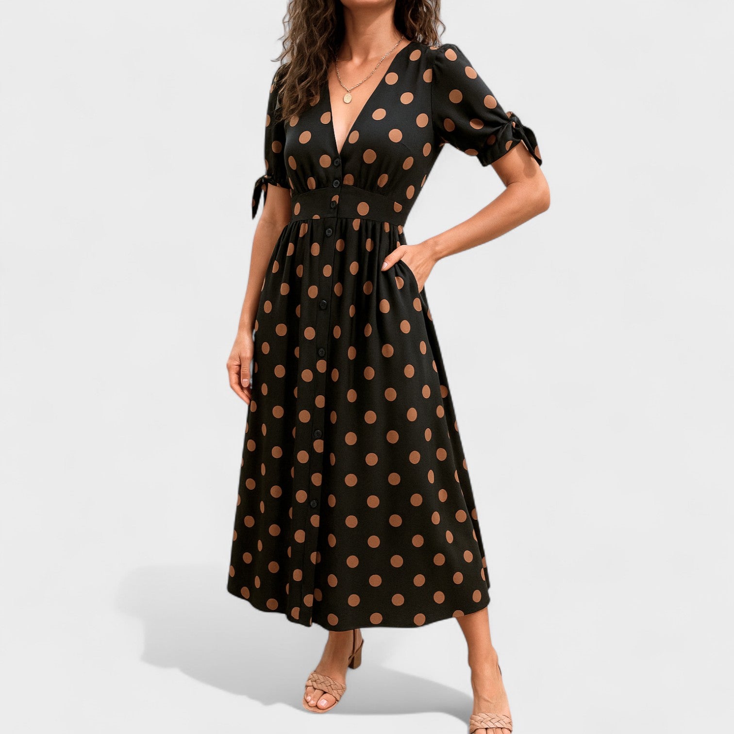 Eva - Vestido Lunar Midi - Ines Braga