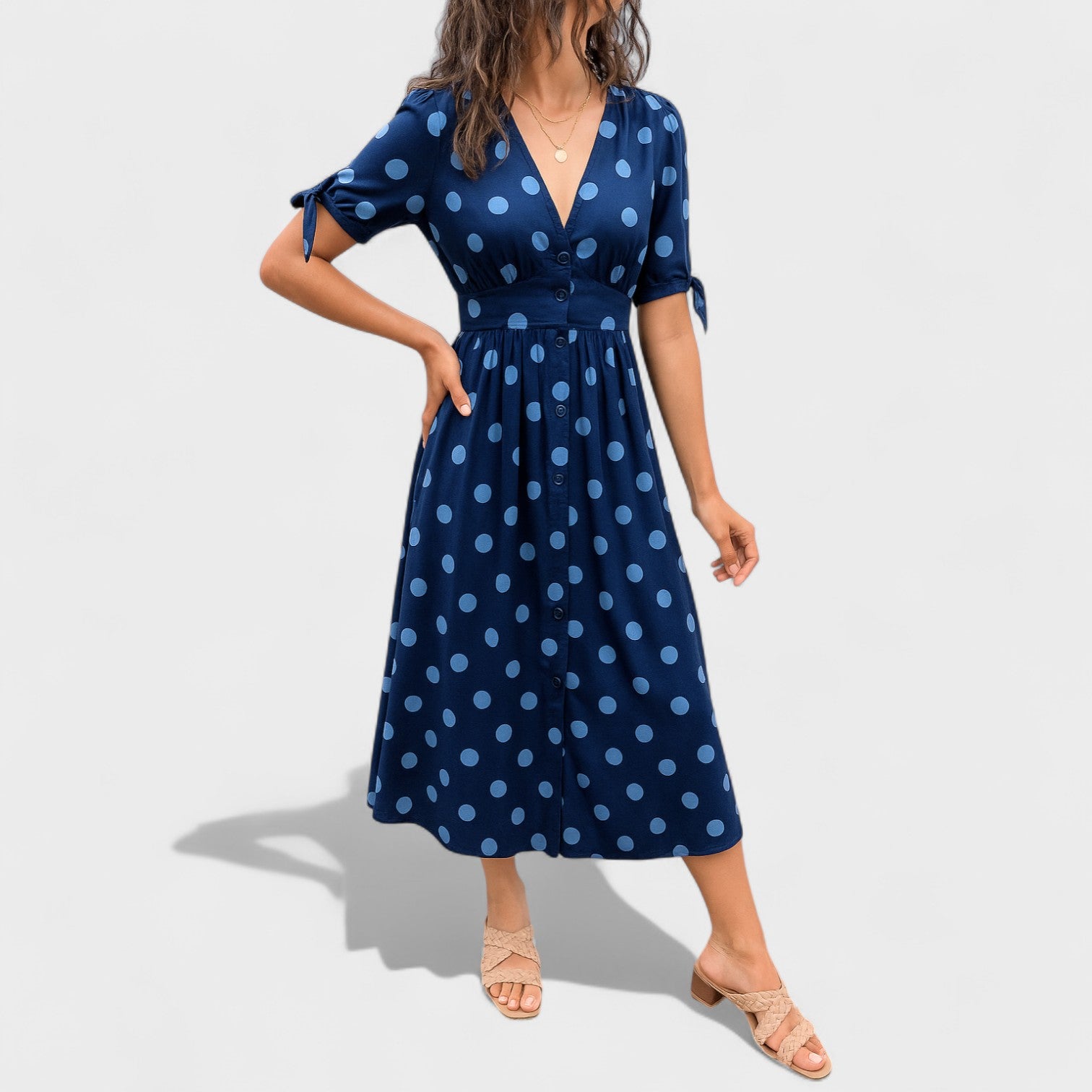 Eva - Vestido Lunar Midi - Ines Braga
