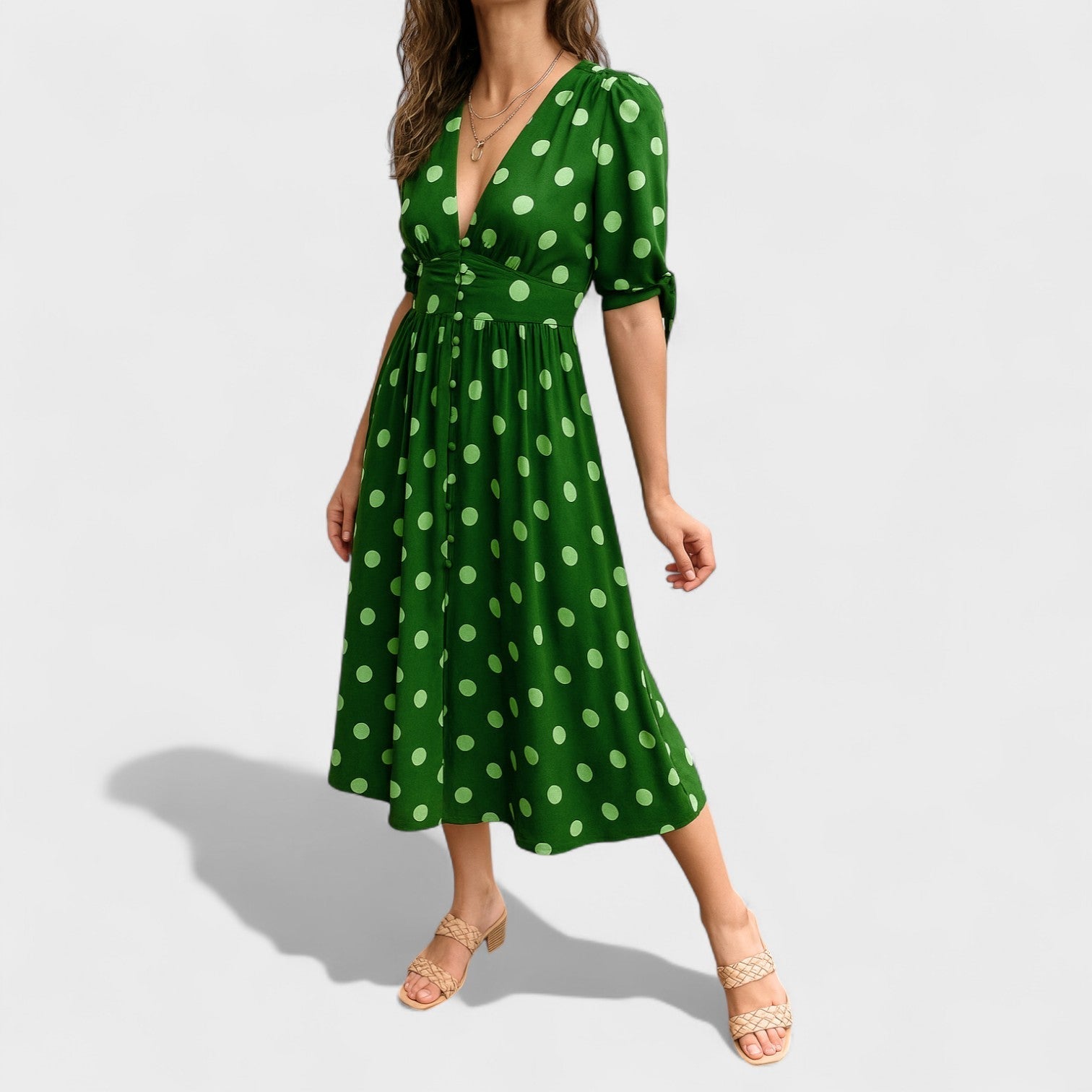Eva - Vestido Lunar Midi - Ines Braga