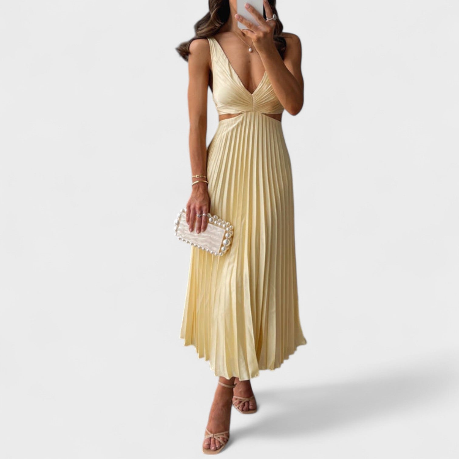 Eva - Vestido midi - Ines Braga