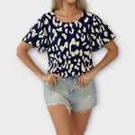 Evelyn - Blusa casual com decote redondo - Ines Braga