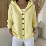 Felicia | Cardigan moderno com capuz - Ines Braga