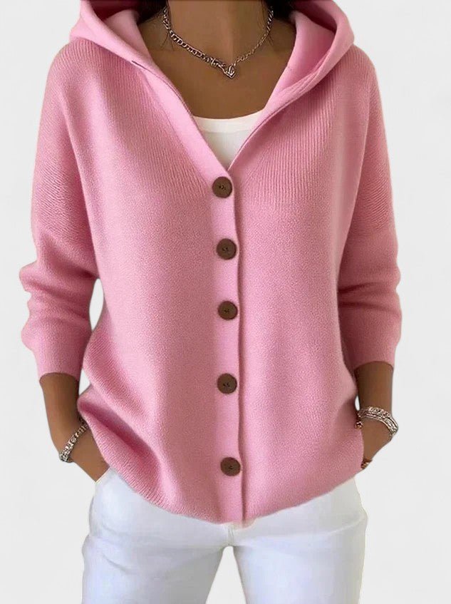 Felicia | Cardigan moderno com capuz - Ines Braga