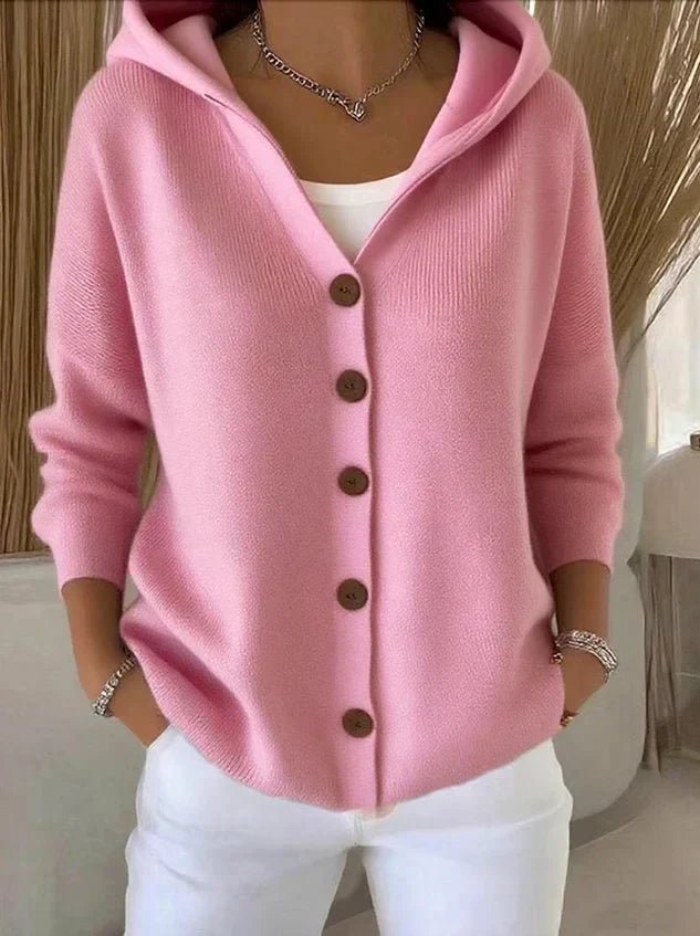 Felicia | Cardigan moderno com capuz - Ines Braga