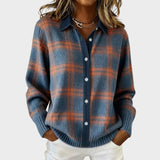 Catarina - Cardigan aos Quadrados