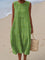 Franca | Vestido de algodão sem mangas com bolsos - Ines Braga
