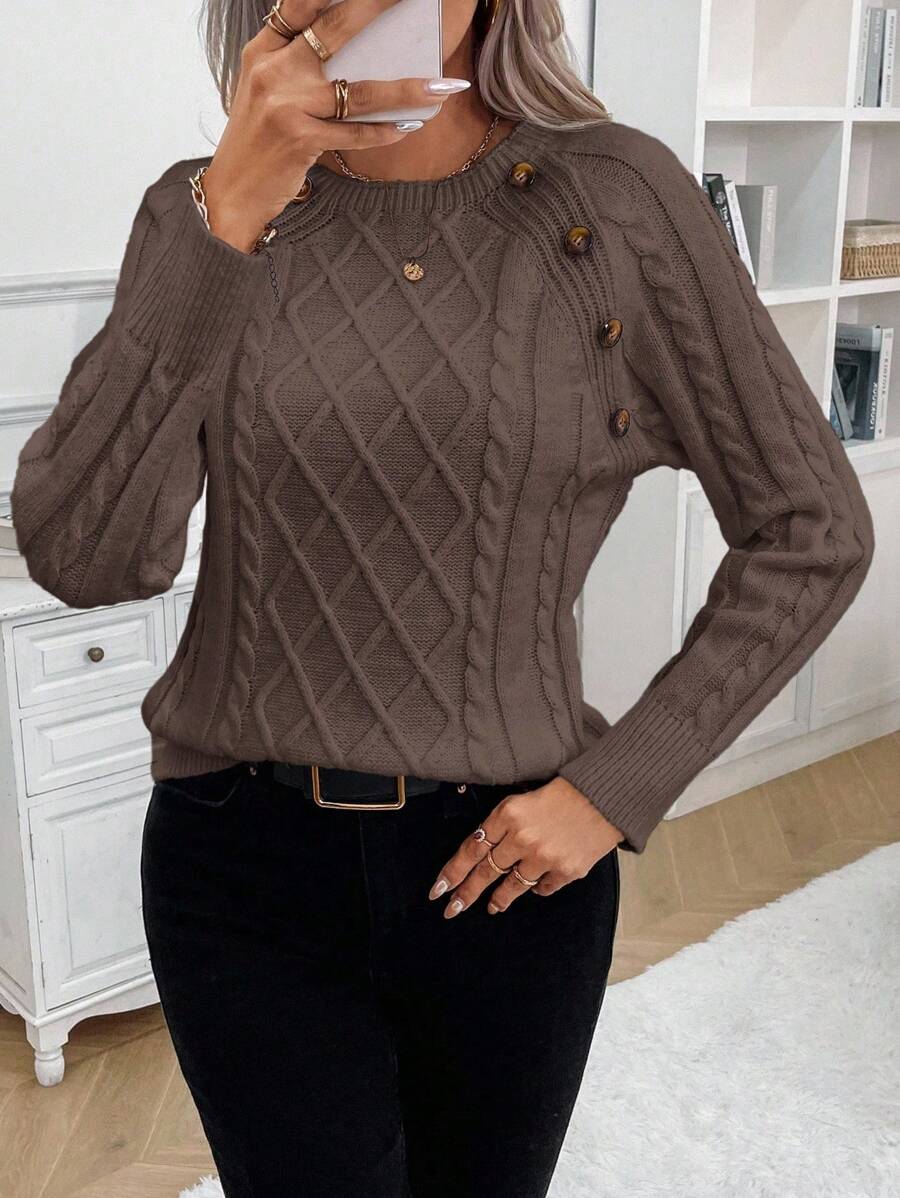 Francisca | Camisola de Malha com Botões - Ines Braga