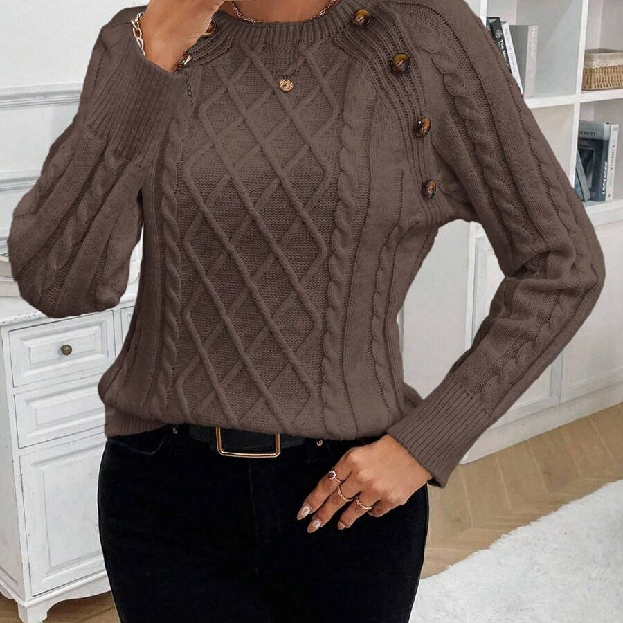 Francisca | Camisola de Malha com Botões - Ines Braga