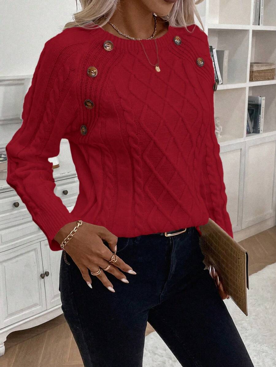Francisca | Camisola de Malha com Botões - Ines Braga