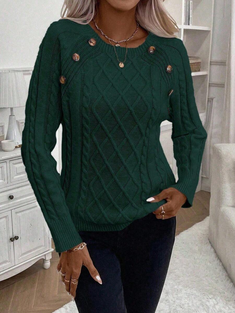 Francisca | Camisola de Malha com Botões - Ines Braga