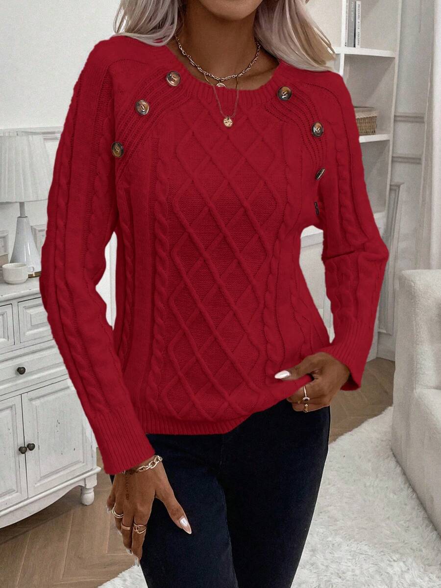 Francisca | Camisola de Malha com Botões - Ines Braga