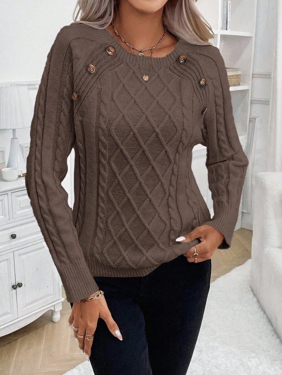 Francisca | Camisola de Malha com Botões - Ines Braga
