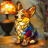 Puppie - Lâmpada em vitral