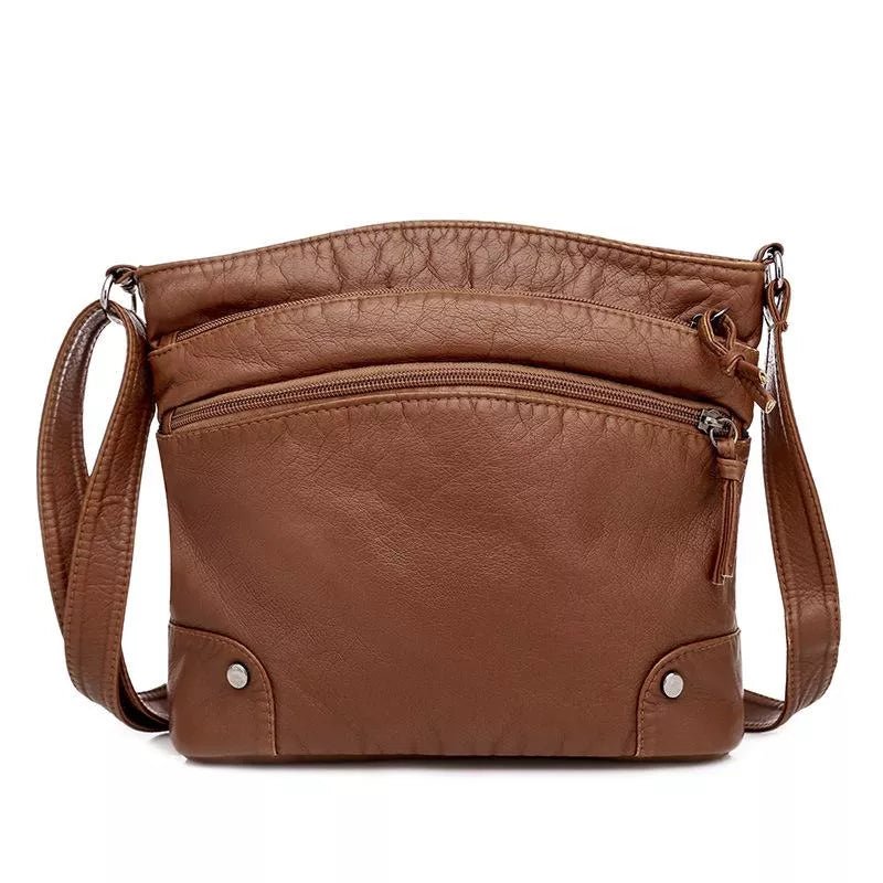 Freya | Bolsa de Ombro em Couro Legítimo com Conforto - Ines Braga
