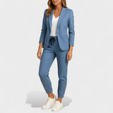 Gabriela - Conjunto Elegante com Casaco e Calças - Ines Braga