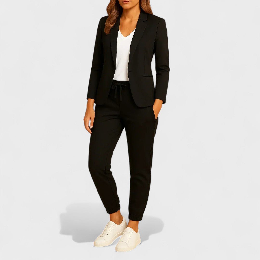 Gabriela - Conjunto Elegante com Casaco e Calças - Ines Braga