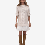 Gaely™ – Vestido de Malha com Toque Feminino - Ines Braga
