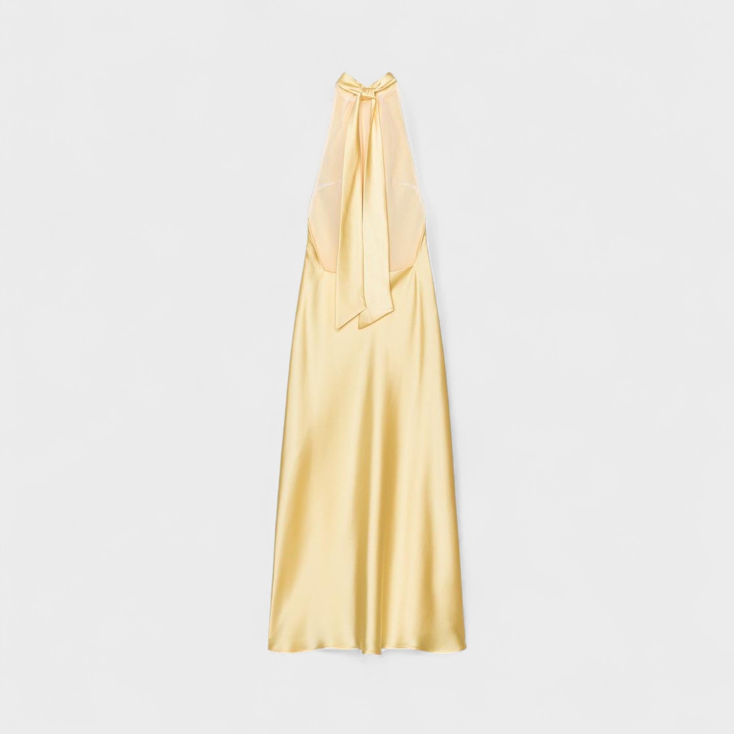 Gala – Vestido Halter Satinado - Ines Braga