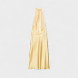 Gala – Vestido Halter Satinado - Ines Braga