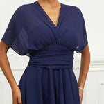 Helena | Vestido Helena Midi Formal com Decote em V - Ines Braga