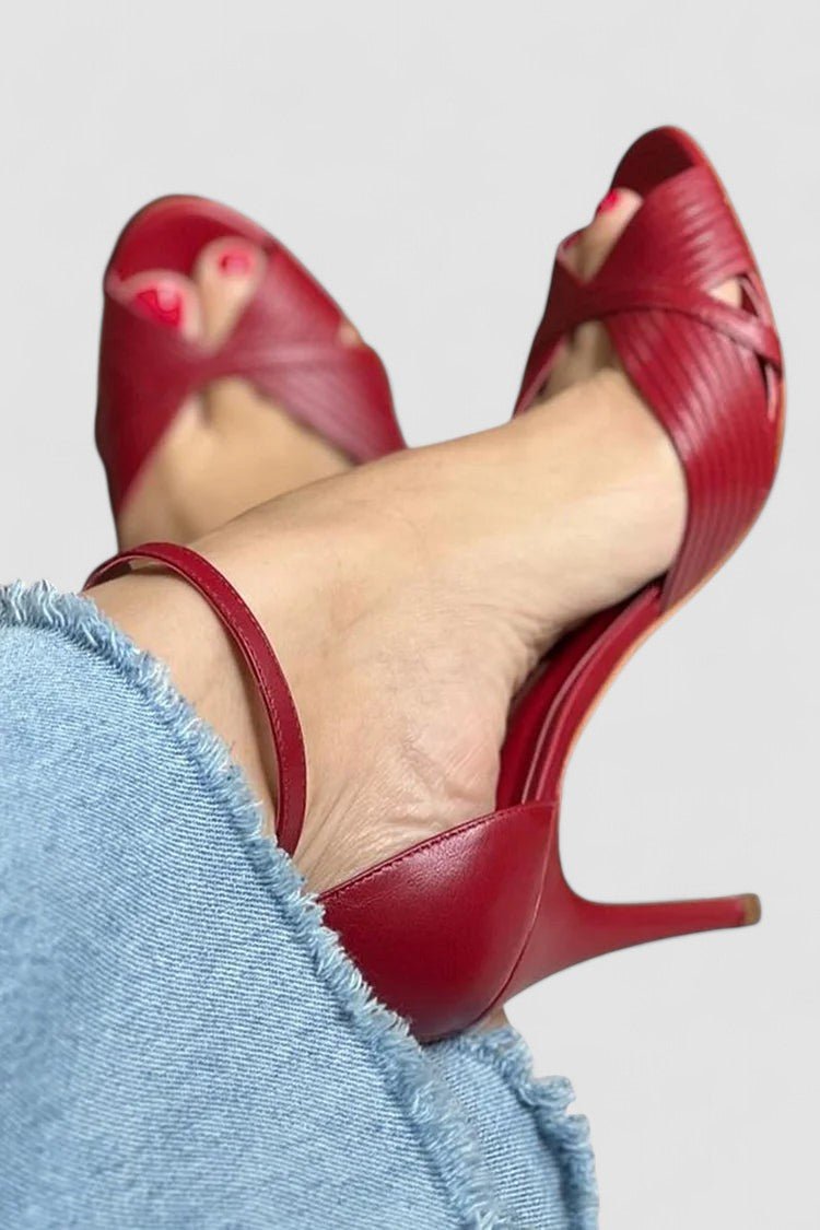 Huguette | Sandália com salto stiletto - Ines Braga