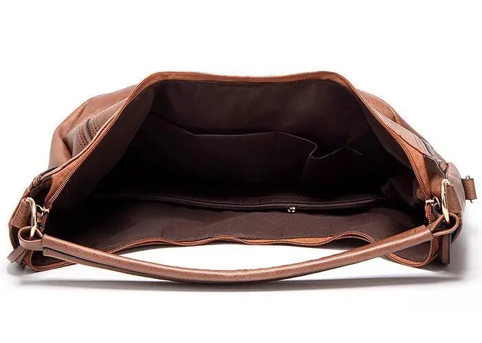Imke | Bolsa de Ombro em Couro Genuíno Elegante e Prática - Ines Braga