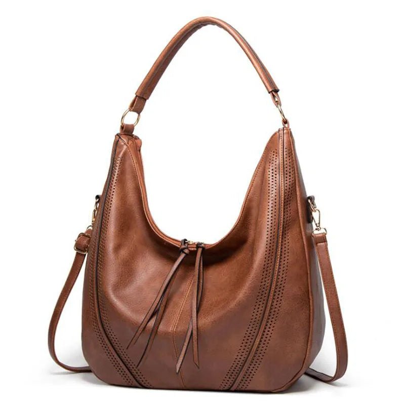 Imke | Bolsa de Ombro em Couro Genuíno Elegante e Prática - Ines Braga