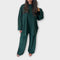 Ingrid – Conjunto Plus Size de Estilo Acanalado - Ines Braga