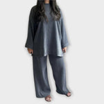 Ingrid – Conjunto Plus Size de Estilo Acanalado - Ines Braga