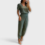 Irmelin - Conjunto elegante com camisola e calças - Ines Braga