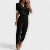 Irmelin - Conjunto elegante com camisola e calças - Ines Braga