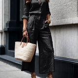 Isadora™ | Look Casual Chic em Rosa Suave - Ines Braga