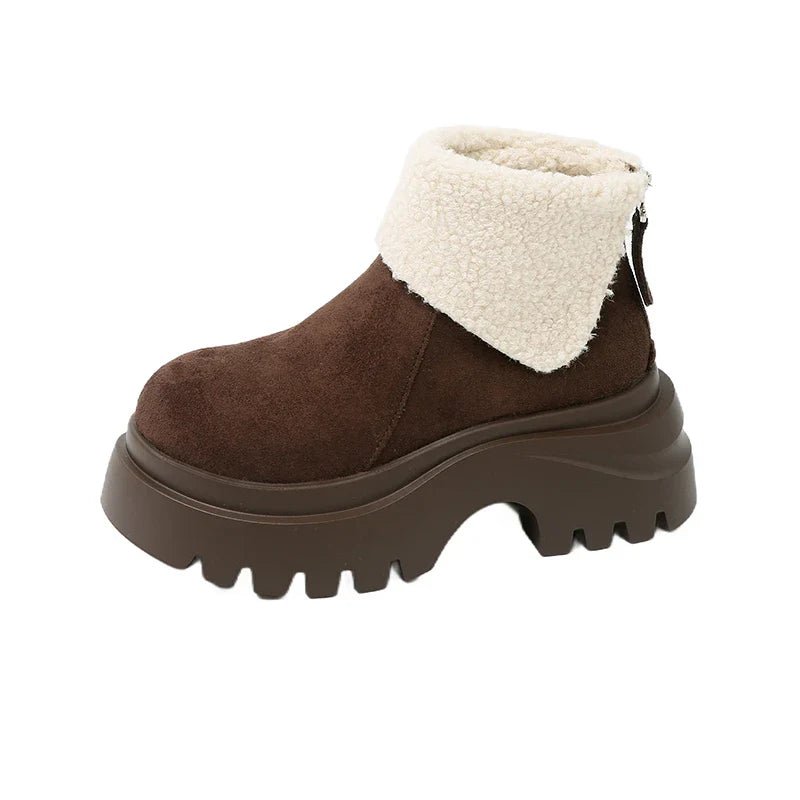 Jazmin | Plataforma grossa e design minimalista para um inverno com estilo - Ines Braga
