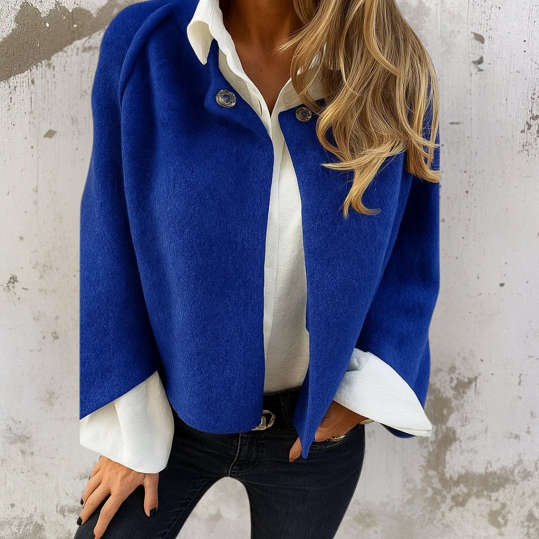 Judite™ | Casaco Curto Elegante e Quente - Ines Braga