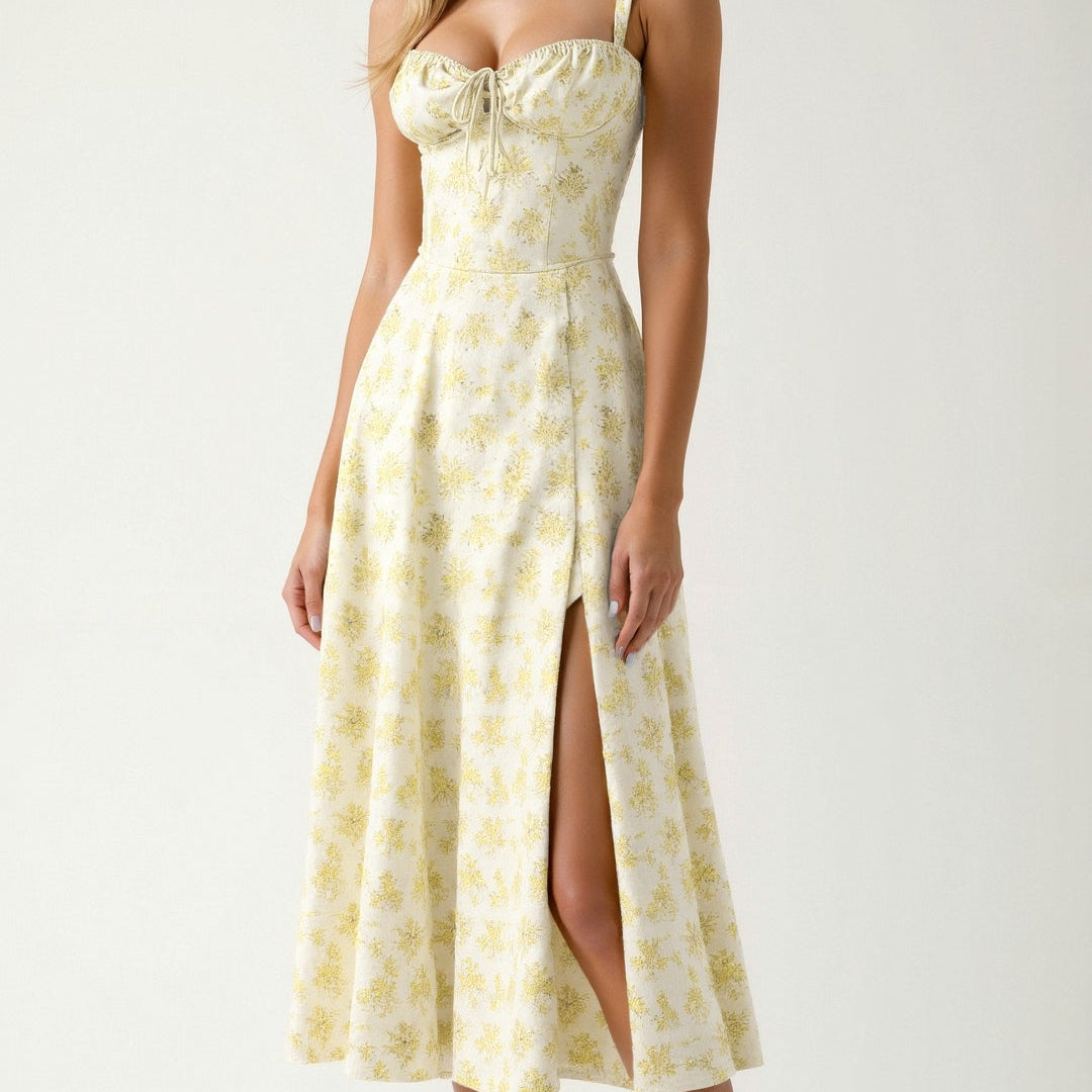 Julia | Vestido Midi Elegante - Ines Braga