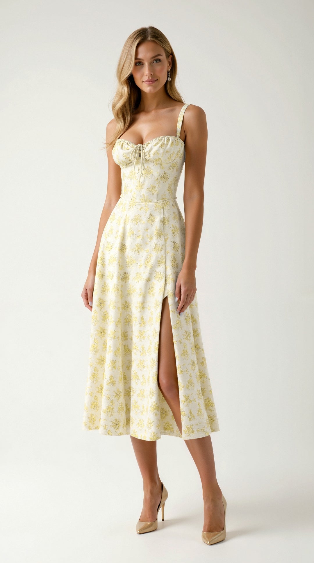 Julia | Vestido Midi Elegante - Ines Braga
