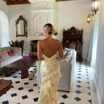 Julieta | Vestido Comprido com Volantes – Gracioso e Romântico - Ines Braga