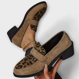 Karla - Sapatos de senhora elegantes com estampado de leopardo - Ines Braga