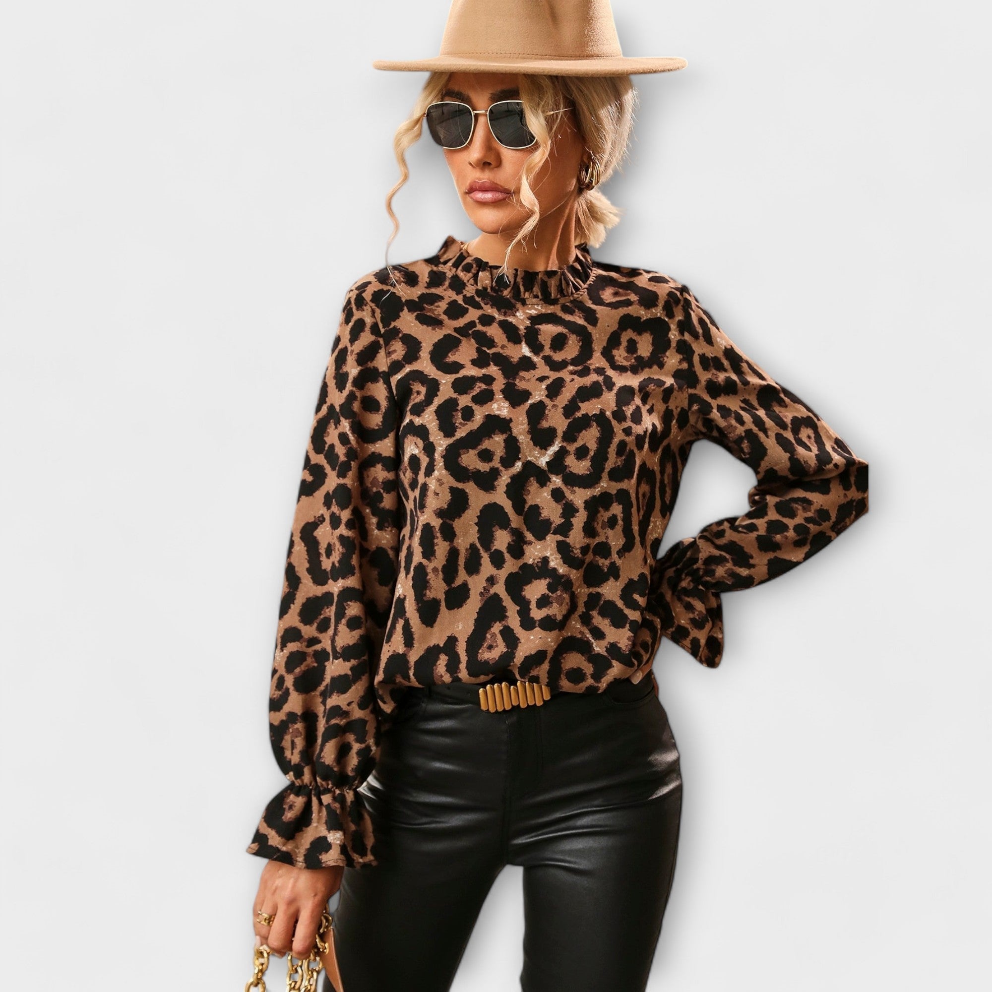 Kayla - Blusa Leopardo - Ines Braga