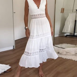 Kim | Vestido em Renda com Decote em V - Ines Braga
