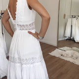 Kim | Vestido em Renda com Decote em V - Ines Braga