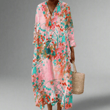 Lana™ | Vestido fluido floral - Ines Braga