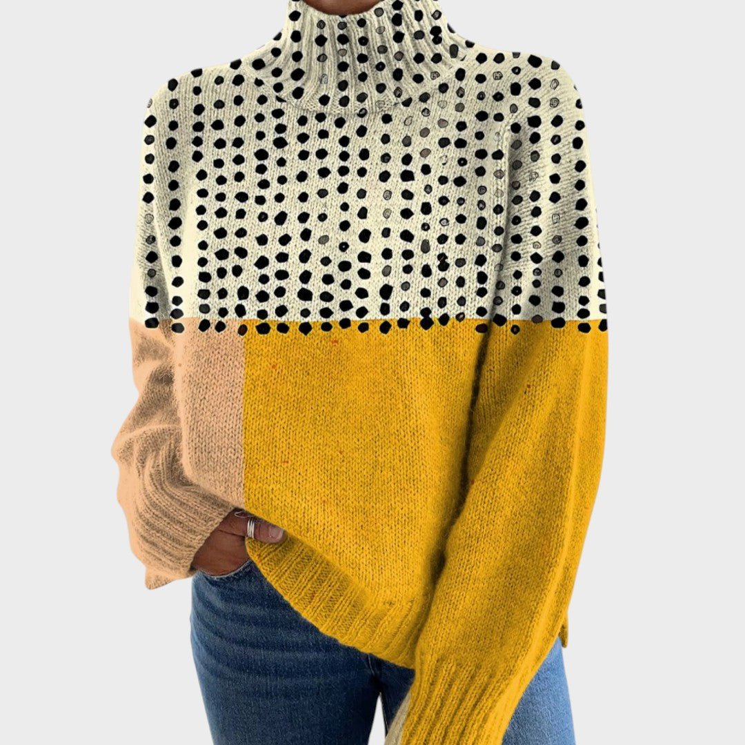 Laura - Camisola de Malha Artística - Ines Braga