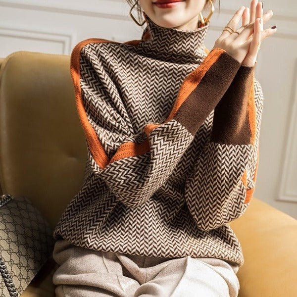 Leonor | Camisola de Gola alta luxuosa - Ines Braga