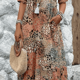 Lia | Vestido Feminino Midi em Tecido Leve - Ines Braga
