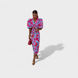 Lily - Vestido Fuego Tropical - Ines Braga