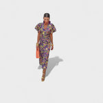 Lily - Vestido Fuego Tropical - Ines Braga